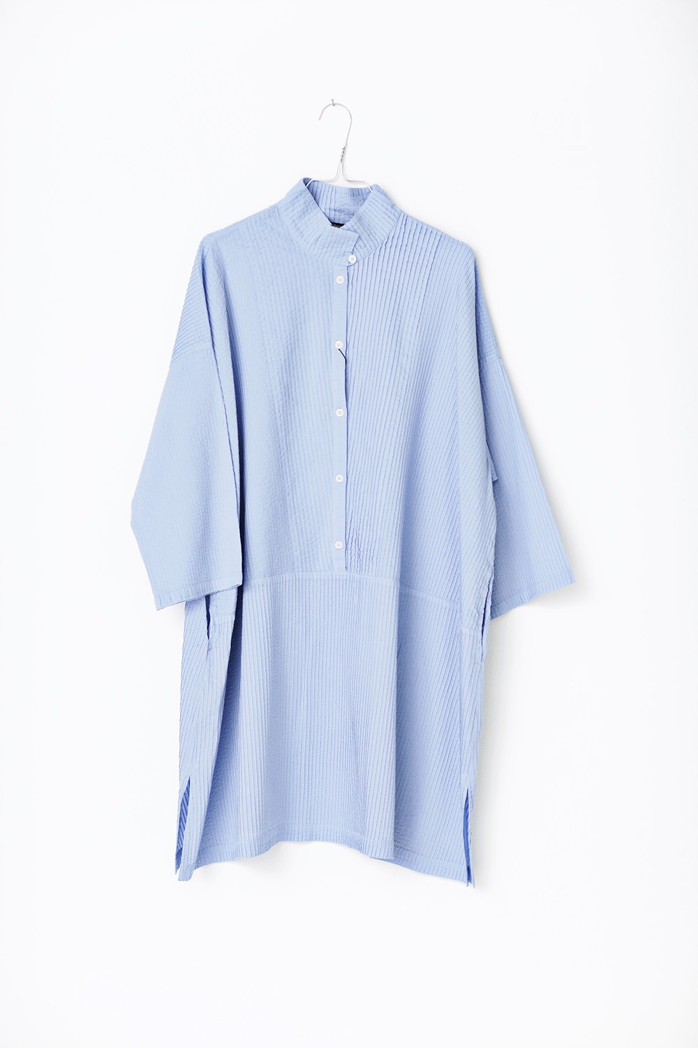 light blue tunic dress
