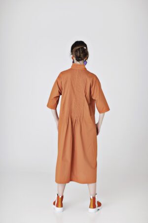Orange shirt dress from YaccoMaricard