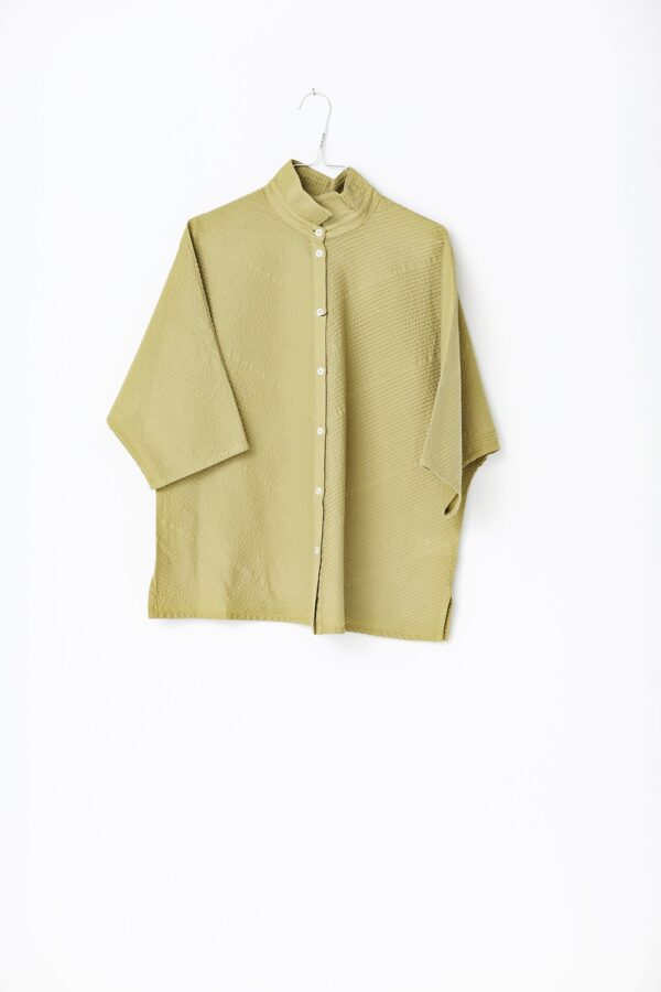 Citrin gul YaccoMaricard skjorte med korte ærmer