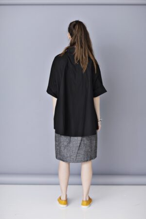 10b-Mc769A-McVERDI-black-sort-skjorte-cotton-shirt-bomuld