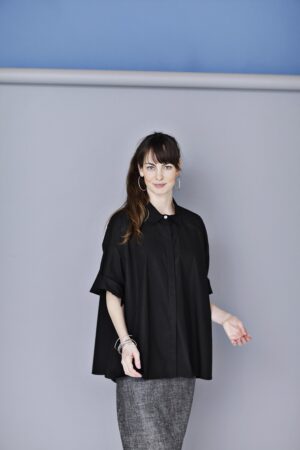 5b-Mc769A-McVERDI-black-sort-skjorte-cotton-shirt-bomuld