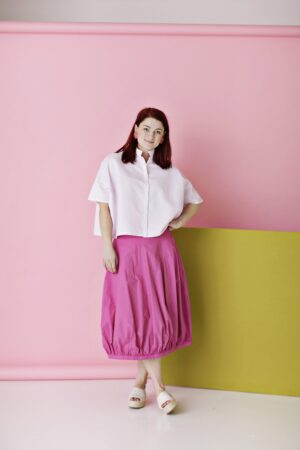 Mc769E-pi-pink-skirt-organic-cotton-nederdel-bomuld-McVERDI-1