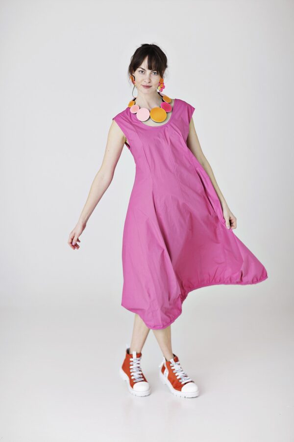 Mc769c-pi-pink-dress-organic-cotton-kjole-bomuld-McVERDI-1