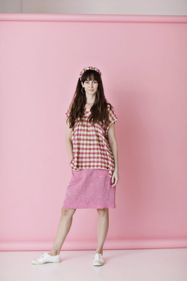 Mc772G-pi-pink-linen-skirt-lyspink-hørnederdel-linenskirt-hør-nederdel-McVERDI-1