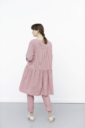 Mc723d-rødstribet denim kjole-mcverdi-sommerkjole-dress-candy stripe-2