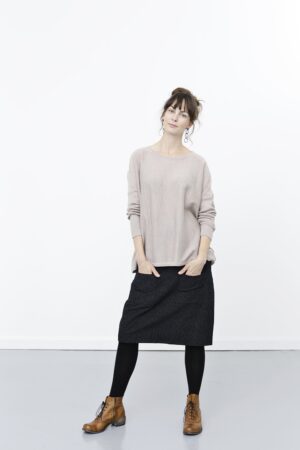 McVERDI-mcverdi-mc752f-skirt-cotton-linen-black-white-1