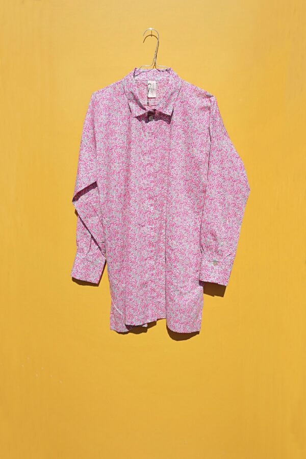 Shirt in rose Liberty printed cotton