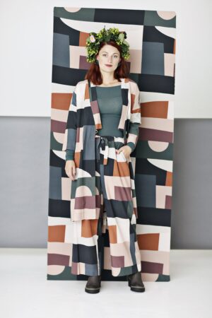Kimono med print by Rune Elmegaard