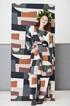 Kimono med print by Rune Elmegaard