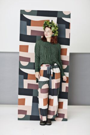 Trouser with print by Rune Elmegaard