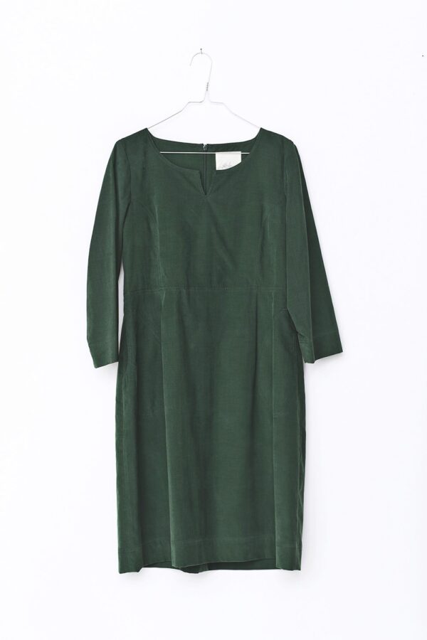 mc788b-grøn-kjole-fløjel- green-dress-mcverdi-1