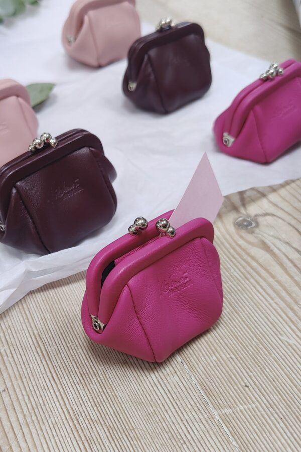 Pink jewellery purse