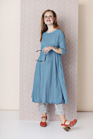 Turquoise cotton dress from Privatsachen