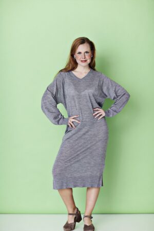 gl11421-602-grey-melange-knitted-dress-grå-strik-kjole-2