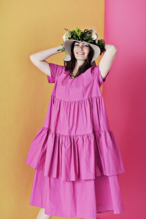 Mc769F-pink-flæsekjole-bomuld-ruffle-dress-3