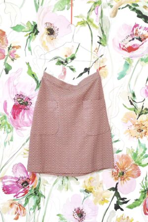 Skirt in jacquard-woven cotton quality