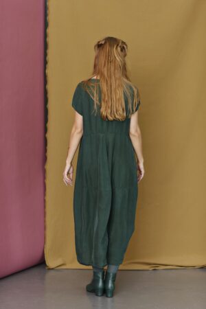 Green silk dress from Privatsachen