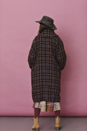 Mc823c-wool coat-ternet frakke-uldfrakke-mcverdi-oversize-checkered coat2