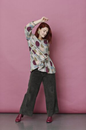 Mc825a-mcverdi-viola-brun-bluse-cupro-cotton-print-blouse-top-women-4