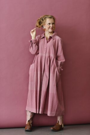 mc829e-pink-cotton-dress-skjortekjole-kjole-mcverdi-1