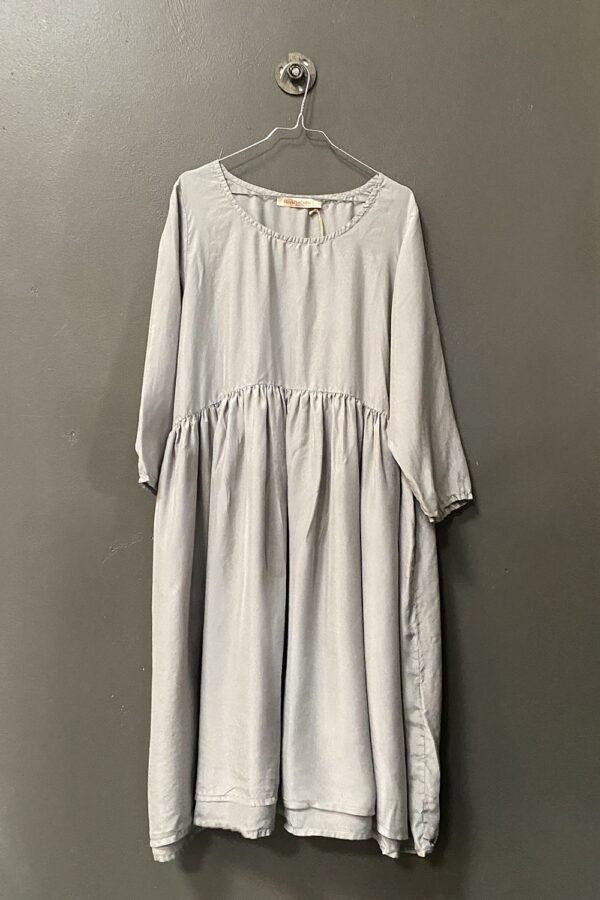 Grey silk dress from Privatsachen