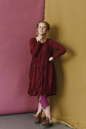 Wine-red dress from Privatsachen