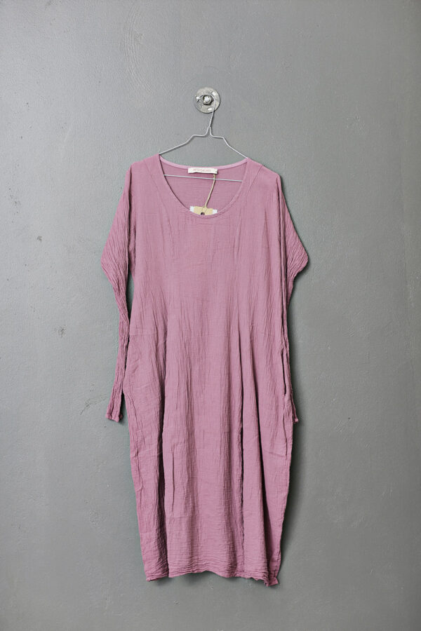 Loose cotton dress from Privatsachen in rose