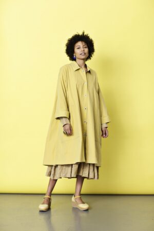 mc840d-yellow-gul frakke-oversize-sommerfrakke-mcverdi-coat-9