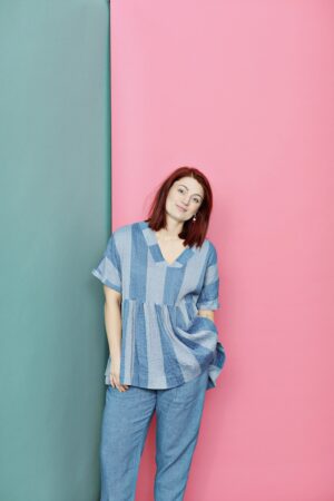 mc845a-shirt-linen-blue-stripes-skjorte-blå-sommertop-5