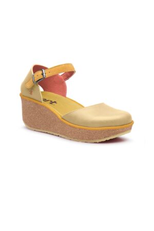 1862-grass-waxed-wheet:parma-gul-sandal-yellow-shoe-art-McVERDI