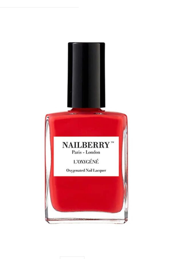 Orange/röd nagellack från Nailberry