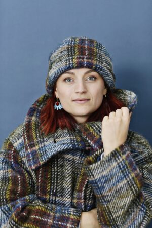 mc863a-multi checkered-woolen winter coat-jacket-mcverdi-4