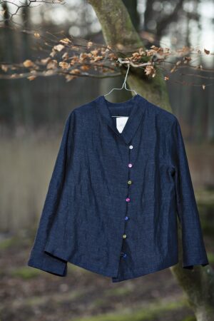 mc864a-blue-shirt-buttons-blå skjortebluse-mcverdi-7