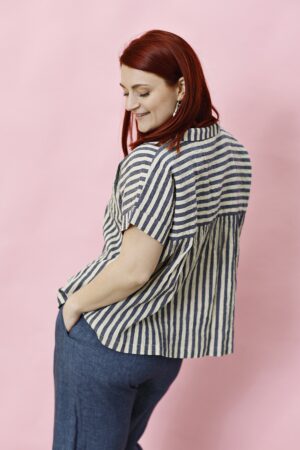 mc881a-bu-blue striped blouse with buttons-3