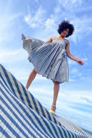 mc881e-striped dress-skirt-nederdel-blue-mcverdi-ss23-summer collection-linen-cotton-bomuld-31