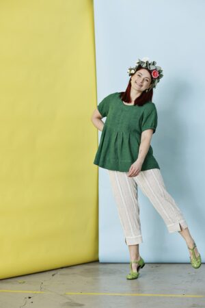 mc882a-green linen blouse-mcverdi-ss23-summer collection-linen-cotton-bomuld-.jpg-2