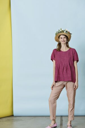 mc882a-pink linen blouse-mcverdi-ss23-summer collection-linen-cotton-bomuld-3