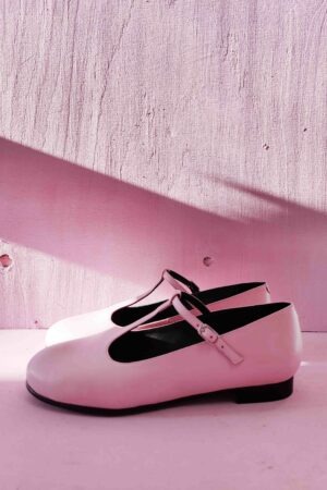 ballerina sko med T-rem fra Nordic Shoe - McVERDI