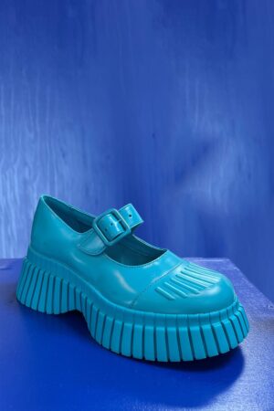 Chunky statement shoes in turquoise from Camper