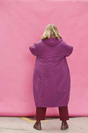 mc861c-aw23-pink-winter-coat-magenta purple-mcverdi frakke-hætte-3