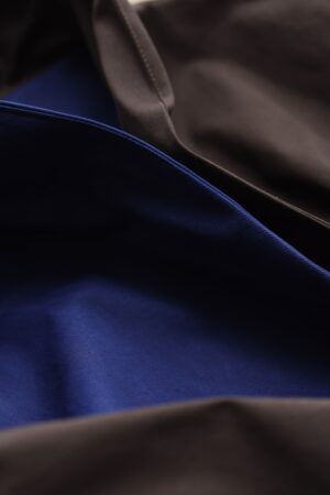 mc900c-blue brown-blå brun to farvet-bomuld-cotton fabric-mcverdi