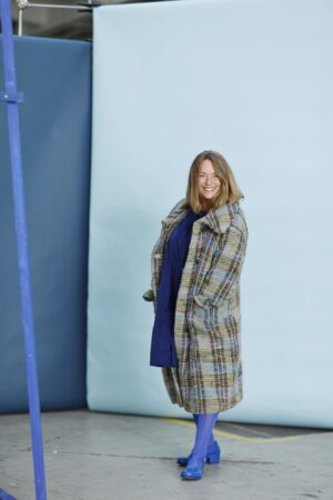 mc903a-wool coat-checkered coat-mcverdi winter coat-vinterfrakke-lang frakke-2