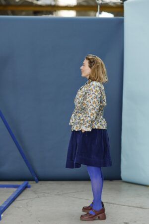 mc907e-blue corduroy skirt-bredriflet blå fløjlsnederdel-mcverdi-3