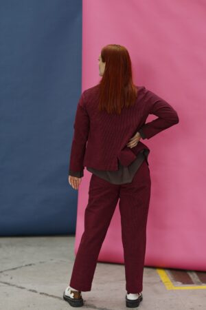 mc909a-pink striped shirt-mcverdi-blazer-cotton-stribet jakke-8