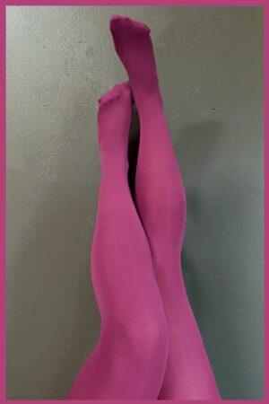 Vinter pink strømpebukser 60 denier