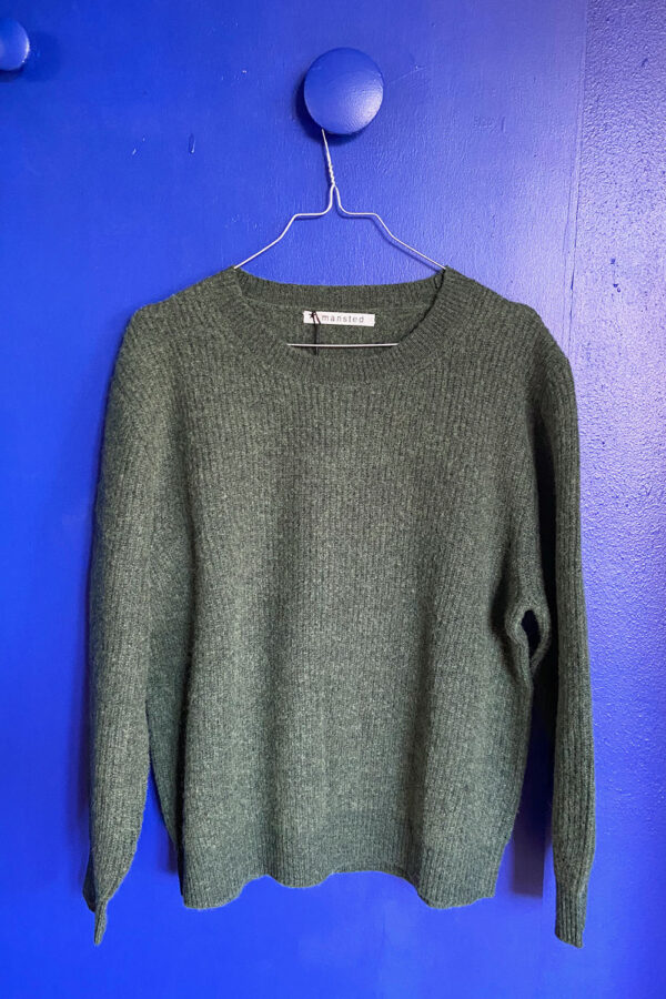 wisna-dark-green-knit-sweather