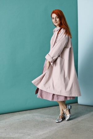 mc920c-rose-coat-mcverdi-pink frakke-forårsfrakke-oversize-6
